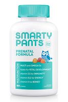 SmartyPants Prenatal Formula Daily Gummy Vitamins: Gluten Free, Multivitamin, Folate (Methylfolate), Omega 3 (Dha/Epa), Fish Oil, Methyl B12, Vitamin D3, 80 Count (20 Day Supply) - Packaging May Vary