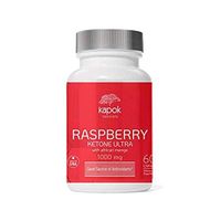 New Kapok Naturals Raspberry Ketones (60 NonGMO Veggie Caps). Raspberry Keytone with Green Tea, African Mango, Apple Cider Vinegar, Kelp & Grapefruit Designed to Naturally Reduce Cravings & Burn Cals