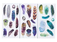 12 Sheets DIY Decor Stickers Set for Diary Book Photo Album, Random Style [D]