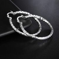 1set 925 Silver jewelry New Personality Shining Chips fashion womens earring Best Good Accessories Stylish Womens Bright Designer Girls Brides Comfortable