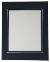 25 11x14 Black Pre-cut V-groove Picture Mats for 8x10 + Backing + Bag