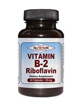 Vitamin B2 Riboflavin (50mg - 60 Capsules)