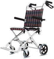 Wheelchair Transport Ultralight Old Man Transport Folding Portable Small Wheel Travel Kids Small Portable Simple Trolley Transport Folding Lightweight Portable Elderly Travel