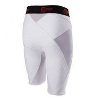 Compression Shorts-White-XL