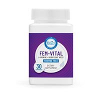 Nature's Instincts FEM-Vital: Herbal Supplement for Women | Supports Women’s Sexual Health – Yohimbe Free, 30 Capsules
