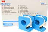 3m Micropore Surgical Tape 1' x 10 Yards with Dispenser (Pack of 2)