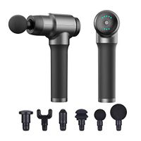 Massage Gun Deep Tissue Percussion High Frequency Super Quiet Muscle Massager for Pain Relief (Flagship Version, 6 Massager Heads)