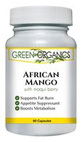 Green Organics – African Mango – Supports Weight Loss – Extreme Fat Burner - 60 Capsules
