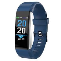 Smart Watch, Activity Trackers Health Exercise Watch Heart Rate Blood Pressure Monitor, Waterproof Fitness Tracker Band with Step Counter, Calorie Counter, Pedometer Watch for Kids Women Men(Blue)