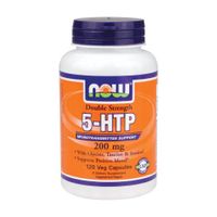 Now Foods Double Strength 5-HTP 200 mg (120 vc) 4 Pack