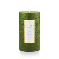 Illume, Pillar Balsam Cedar 4X7, 1 Count