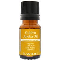 Golden Jojoba Oil 10 ml - 100% Pure Cold Pressed Base Oil for Aromatherapy