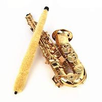 JoyShopping Cleaning Brush Cleaner Pad Saver for Alto Sax Saxophone Soft Durable Yellow CN -