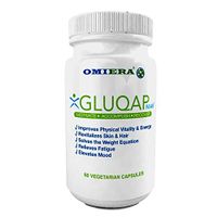 Omiera Gluqap Glutathione Supplement with Resveratrol, Coenzyme Q-10, and Vitamin B12 Antioxidant - 120 Capsules