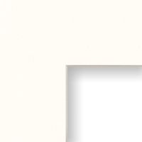 Frame Amo 11x14 White Mat for Picture or Poster Frame, Bevel Cut for 8x10 Image, Cream Core (1)