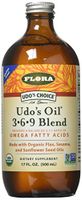 Udo's Choice Oil Triple Omega 3-6-9 Blend, 17oz - Non-GMO & Gluten Free - Organic Fatty Acid Supplement - Supports Immune System, Digestion, Joint Functions- for Skin, Cellular & Cardiovascular Health