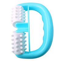 Handheld Massage Roller,Full Body Anti Cellulite 2 Wheels Manual Muscle Massager Fit for Foot Hand Body Neck Head Leg Pain Relief