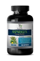 Blood Pressure lowering Supplement - Asparagus Young Shoots Extract 600MG - Premium 4:1 Extract - Asparagus Root Capsules - 1 Bottle 100 Capsules