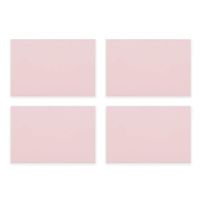 Tosnail 4 Pack 4" x 6" Rubber Stamp Carving Blocks, Soft Rubber for Craft Project - Great for Beginners and Professional - Pink