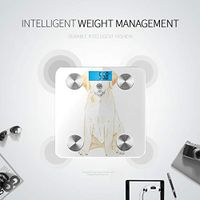 LYAOE Bluetooth Body Fat Scale Labrador Retriever Puppy Hand Smart Wireless Scale with LCD Display Measuring Body Weight Bmi and Health Digital Scale