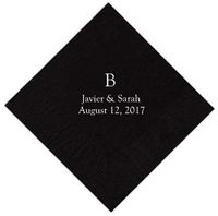 Personalized Cocktail, Beverage or Dessert Monogram Napkins (600)
