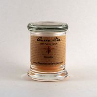Natural Selection Votive Glass Candle Pumpkin