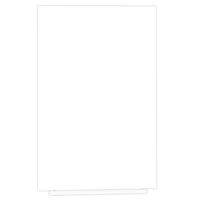 Rocada Modular Magnetic Dry Erase Whiteboard, 46" x 30" Pro Skin, White (RCSKIN46-WH)