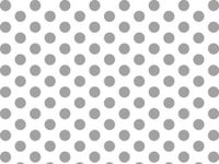 5ct Silver Metallic Polka DOTS White Tissue Paper for Gift Wrapping 20"x30" Sheets nfLG -1347