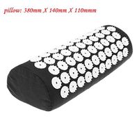 Massager Cushion Massage Yoga Mat Acupressure Relieve Stress Back Body Pain Spike Mat Acupuncture Massage Yoga Mat with Pillow,Sky Blue