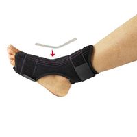 BIHIKI Foot Drop Brace Ankle Support,Plantar Fasciitis Orthosis Ankle Brace Support for Left and Right Feet,1 PC