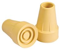 Carex Standard 3/4" to 7/8" Crutch Tips, Tan
