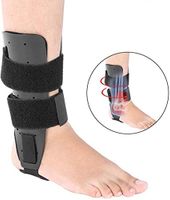 PHASFBJ Ankle Sprain Splint, Foot Brace Orthosis Support Breathable Adjustable Foot Drop Ankle Support Protection for Arthritis Recovery Achilles Tendonitis and Plantar Fasciitis Sports
