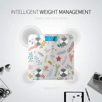 Bluetooth Scale for Weighing People Cartoon Romantic Holiday Christmas Scales for Body Weight Body Fat Composition Monitor Analyzer with Smartphone App for Body Management-396 Lbs