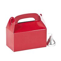 Mini RED Treat Boxes (24PC) - Party Supplies - 24 Pieces