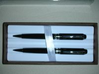 Kingston Cross Limited Edition Black Lacquer Pen 0.7mm Pencil Set in Giftbox