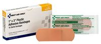 Plastic Adhesive Strips Style: Wth:1", Qty:16 per box, Price for 1 Box, 16EA/BOX