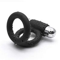 GLUSa Pennis Rings for Sèx Soft Relax Massage Còckring Vibration Delay Ring Silicone Jeans