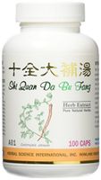 Super Tonic Dietary Supplement 500mg 100 Capsules (Shi Quan Da Bu Tang) A01 100% Natural Herbs