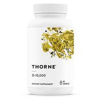 Thorne Research - Vitamin D-10,000 - Vitamin D3 Supplement (10,000 IU) for Healthy Bones and Muscles - 60 Capsules