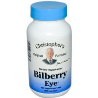 Christopher's Bilberry Eye - 435 mg - 100 Vegetarian Capsules