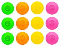 Signature Lacrosse Ball Set - Massage Balls, Myofascial Release Tools, Back Roller, Muscle Knot Remover, Firm Rubber -Scientifically Designed for Durability (Red/White/Blue, 6 Balls)