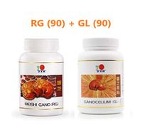 8 Bottle DXN Reishi Gano RG 90 Capsules + 8 Bottle DXN Ganocelium GL 90 Capsules