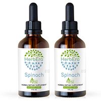 Spinach B120 (2pcs) Alcohol-Free Herbal Extract Tincture, Super-Concentrated Organic Spinach (Spinacia oleracea) Dried Leaf (2x4 fl oz)