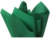 Holiday Green 15 inches X 20 Inches - 100 Sheets per Pack) Premium Quality Gift wrap Paper A1 bakery supplies Made in USA