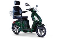 EWheels - 3 Wheel 350lbs. Wt. Capacity Scooter with Electromagnetic Brakes