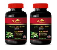 Immune Support Pure encapsulations - Green Coffee 800MG Extract - Extra Strength GCA 800 - Green Coffee Mugs bulkc - 2 Bottles (120 Capsules)
