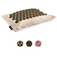 Windear Acupuncture Pillow for Neck Pain Relief, Back Pain Relief and Stress Relief - Reflexology, Sciatica, Trigger Point Massage Therapy - Organic Linen Cotton with Buckwheat Hull