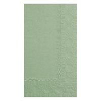 Hoffmaster 180546 Dinner Napkin, Regal Embossed, 2-Ply, 1/8 Fold, 17" Length x 15" Width, Soft Sage (8 Packs of 125)
