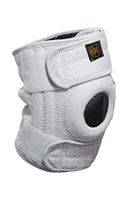 Bennlife Knee Support, Open-Patella Stabilizers & Fully-Adjustable Neoprene Brace – Arthritic Pain Relief, Sports Injury Rehabilitation & Protection Against Reinjury – Single Sleeve (Grey)