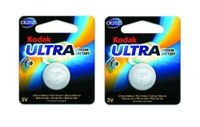 Kodak Ultra CR2025 3V Lithium Button Battery Exp 2023TWIN Pack